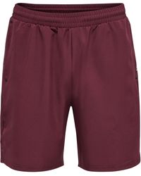 Hummel - Hmlmove grid woven shorts - Lyst