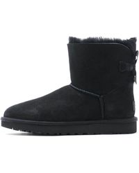 UGG - Schwarze Stiefel & Stiefeletten Für Damen - Lyst
