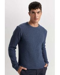 Defacto - Standard-Passform, Normaler Schnitt, Strukturierter Basic-Strickpullover Mit Rundhalsausschnitt R1175Az24Wn Für Herren - Lyst