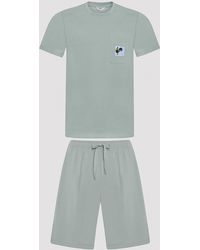Penti - Helles pyjama-set mit hahn und shorts - Lyst