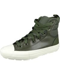 Converse - High sneaker chuck taylor all star berkshire boot 171429c cargo khaki leder 2 absatz - 37 - Lyst