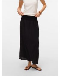 Vero Moda - Rock Vmlinn Hohe Taille Langer Rock Für Damen - Lyst