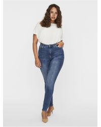 Vero Moda - E skinny-jeans in großen größen vmlora - Lyst