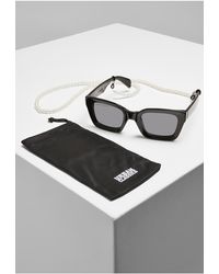 Urban Classics - Unisex-sonnenbrille poros mit kette - one size - Lyst