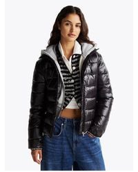 Tommy Hilfiger - Puffer-Jacke Mit Hochglanz-Finish - Lyst