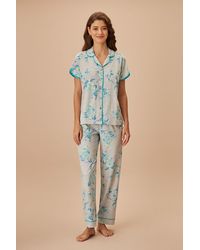 SUWEN - Melani – maskulines pyjama-set - Lyst