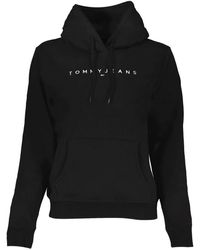 Tommy Hilfiger - Tommy jeans reg linear sweatshirt mit kapuze - Lyst