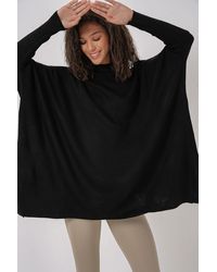 Bigdart - 15783 Poncho-Pullover Mit Schlitz – Für Damen - Lyst