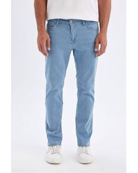 Defacto - Sergio Jeanshose Mit Normaler Passform, Normale Taille, Röhrenbein Für Herren - Lyst