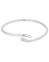 Elli Jewelry - Armband armreif kristalle elegant 925 silber - Lyst