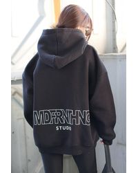 Madmext - Es bedrucktes oversize-sweatshirt "mad girls" mg1287 - Lyst