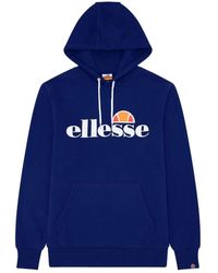 Ellesse - Hoodie gottero sweatshirt, sweater, kapuze, langarm, logo-print - Lyst