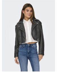 ONLY - Bikerjacke Onlcasey Bikerjacke Für Damen - Lyst
