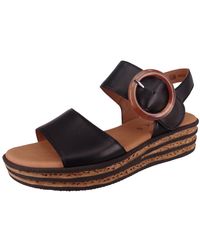 Gabor - Komfort sandalen keil f-weite 44.550 27 leder - Lyst