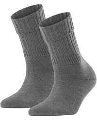 FALKE - Socken 2er pack striggings rib, kurzsocken, umschlagsocken, logo, einfarbig, lang - Lyst