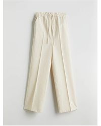 LC Waikiki - Lcw Modest Hose Aus Leinenmischung Mit Elastischem Bund Für Damen - Lyst