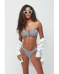 C&City - /weißes gerafftes bikini-set 3270 - Lyst