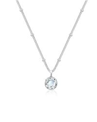 Elli Jewelry - Halskette Eleganter Anhänger Mit Kristallen Aus 925 Sterling Silber Für Damen - Lyst