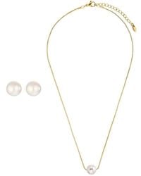 Heideman - Schmuckset Mit Halskette Und Ohrringen Set Fabien Silberfarben Basic Für Damen - Lyst