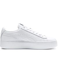 PUMA - Vikky Stacked L – Weißer Sneaker Für Damen - Lyst