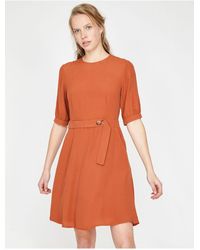 Koton - Kleid Mit Knopfdetail Für Damen - Lyst