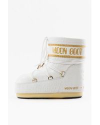 Moon Boot - Mb Classic Low 50 Krokodil-Design - Lyst