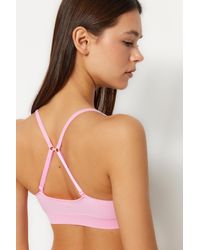 Trendyol - Nahtloser Funktions-Bralette-Bh – Mit Seilträger Und Ohne Bügel, Für Damen - Lyst