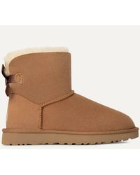 UGG - Ugg Mini Bailey Bow Ii Stiefel 1016501-Chesnut Für Damen - Lyst