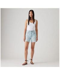 Levi's - Levi's 501 Kurzer Rock Aus Stoff Mit Mittlerer Oberschenkellänge Für Damen - Lyst