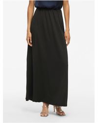 Vila - Maxirock Vileoa High Waist Für Damen - Lyst