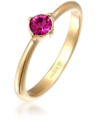 Elli Jewelry - Ring glass - Lyst