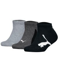 PUMA - Kinder Sneakersocken, 3Er Pack Bwt Sneaker 3P, Logos, Einfarbig - Lyst