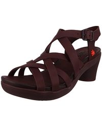 Art - Komfort sandalen alfama 1477 brown leder mit softlight fußbett - Lyst