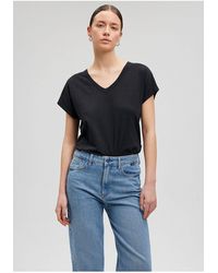 Mavi - Schwarzes basic-t-shirt mit v-ausschnitt, reguläre passform / regular fit-900 - Lyst