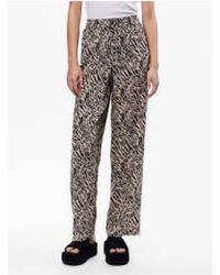 Pieces - Pcnya hw wide pants bc - Lyst