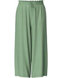 Pieces - Pcnya hw culotte-hose mit bindemuster, bf bc - Lyst
