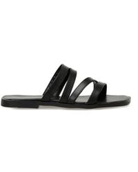 Nine West - Leyssa 3Fx Schwarze Flache Hausschuhe Für Damen - Lyst