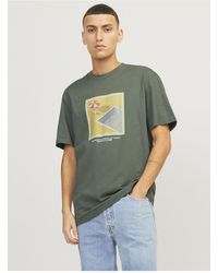 Jack & Jones - T-shirt mit bedrucktem rundhals-t-shirt - Lyst