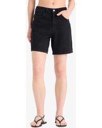 Defacto - Jean-Bermudashorts Mit Hoher Taille Für Damen - Lyst
