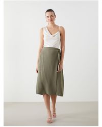 LC Waikiki - Lcwaikiki Klassischer Rock Mit Elastischer Taille Für Damen - Lyst