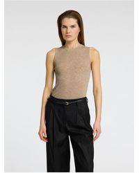 SELECTED - Stricktop Wollgemisch Für Damen - Lyst