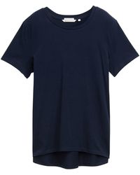 Tom Tailor - Loose-T-Shirt Mit Hohem Schnitt Für Damen - Lyst