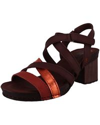 Art - Komfort sandalen i wish 1877 multi brown leder mit softlight fußbett - Lyst