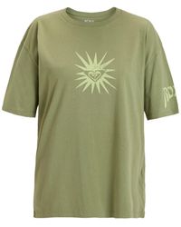 Roxy - Kurzarm-T-Shirt 100 Bio-Algodon, W Für Damen - Lyst