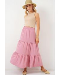 Bigdart - Ayrobin Langer Rock 8048 Powder Für Damen - Lyst