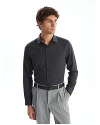 LC Waikiki - Lcwaikiki Formelles Slim Fit Langarm Dobby Hemd Für Herren - Lyst