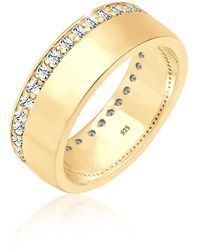 Elli Jewelry - Ring funkelnd kristalle 925 sterling silber - Lyst