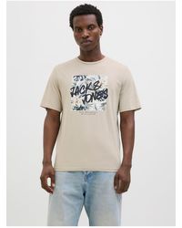 Jack & Jones - T-Shirt Logo Rundhalsausschnitt T-Shirt Für Herren - Lyst