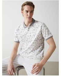 LC Waikiki - Lcw Vision Polo Neck Kurzarm Gemustertes Piqué-T-Shirt Für Herren - Lyst