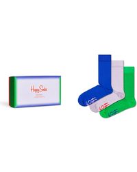 Happy Socks - 3er-pack color smash socken-geschenkset - 36–42 - Lyst